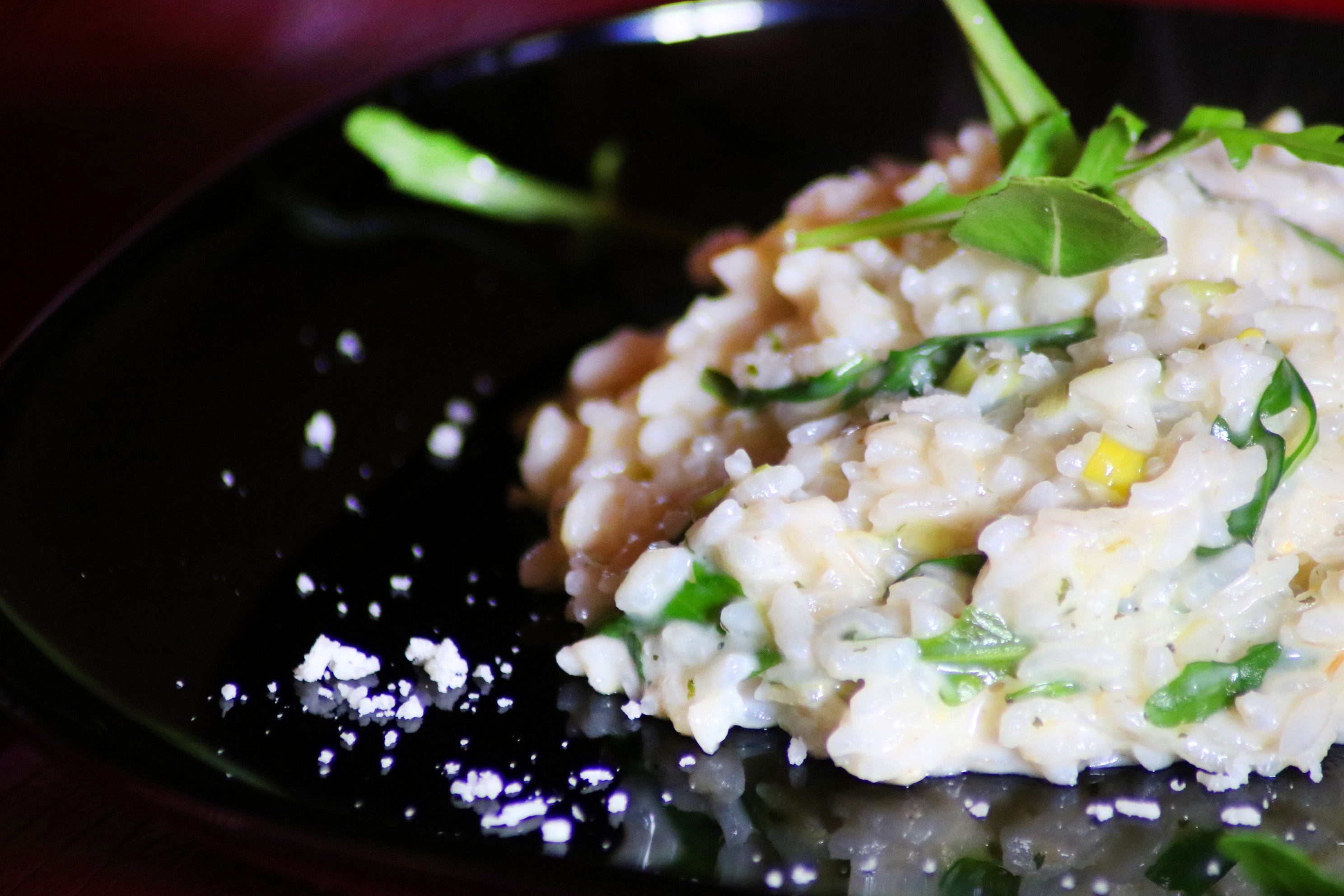 Risotto con mousse di salmone Stuffer