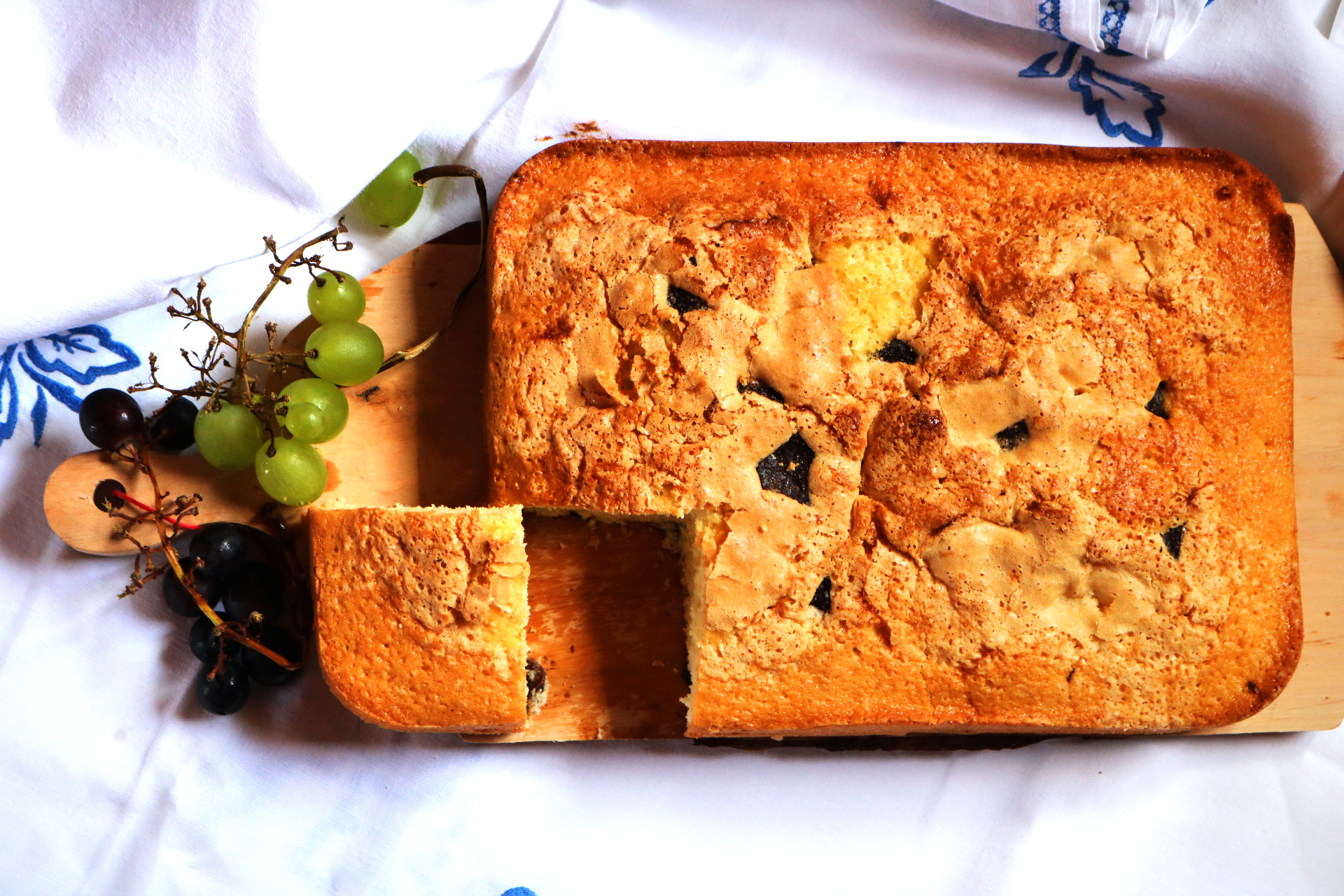 Torta con uva