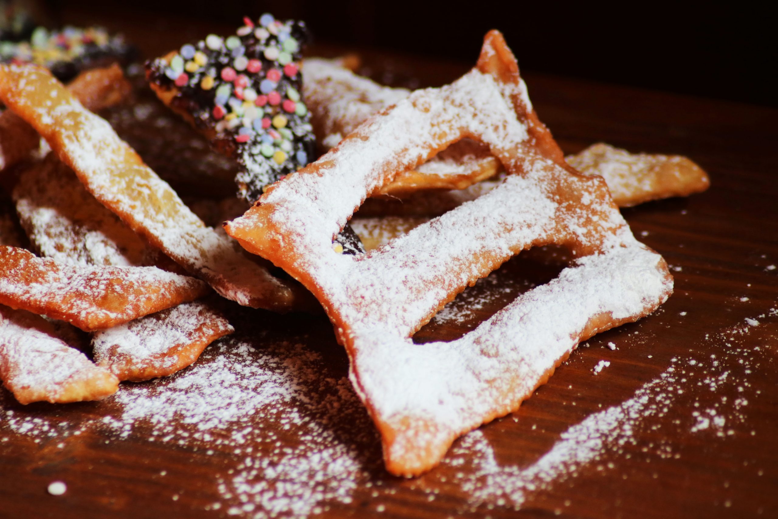 Chiacchiere con le bolle croccanti